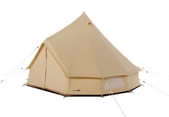 5 Metre GlampTex 500 Bell tent with Separate Groundsheet Waterproof
