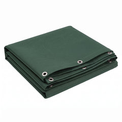 PVC Coated Oxford Polyester Tarpaulin, Waterproof Heavy Duty Custom Made Cover with Reinforced Grommets, Weatherproof Multi-Purpose Tarp for Garden, Patio & Industrial Use