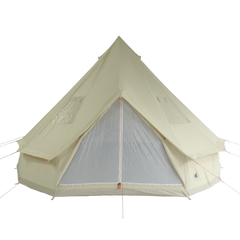 4m Metre Desert 8 - 8 Person Bell tent with Sewn-in-Groundsheet Waterproof