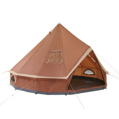 10T Mojave 400 - 4m Bell tent 8-person pyramid round with sewn in ground sheet - Bell tents