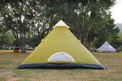 4 person tipi Apache tent, mesh door with PE floor ground sheet