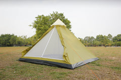 4 person tipi Apache tent, mesh door with PE floor ground sheet