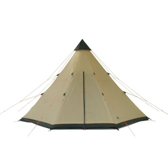 10T Shoshone 500 - 10-person teepee tent, pyramid tent, sewn in ground sheet, canopy awning - Bell tents