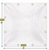 GlampTex Custom Clear PVC Tarpaulin Sheet