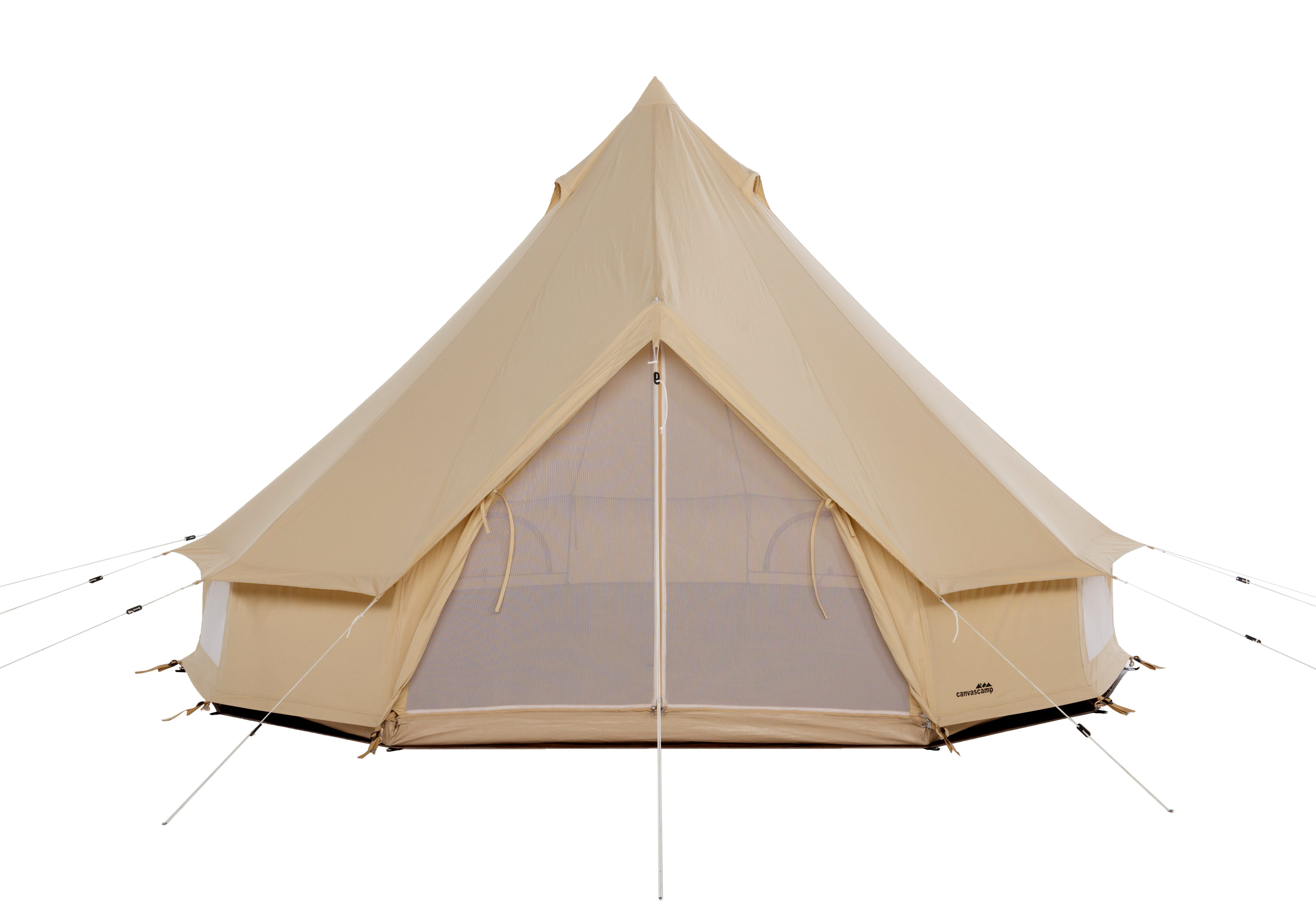 5 metre bell tent 5 Metre GlampTex 500 Bell tent with Separate Groundsheet Waterproof