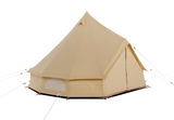 Sibley 5m Traveller Bell Tent – Cotton  Tentex® PC28 Canvas, Waterproof, Family Camping & Glamping Tent, Sleeps 6–8
