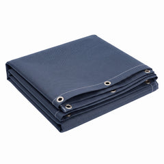 PVC Coated Oxford Polyester Tarpaulin, Waterproof Heavy Duty Custom Made Cover with Reinforced Grommets, Weatherproof Multi-Purpose Tarp for Garden, Patio &amp; Industrial Use