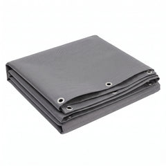 PVC Coated Oxford Polyester Tarpaulin, Waterproof Heavy Duty Custom Made Cover with Reinforced Grommets, Weatherproof Multi-Purpose Tarp for Garden, Patio &amp; Industrial Use