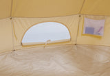 Sibley 5m Traveller Bell Tent – Cotton  Tentex® PC28 Canvas, Waterproof, Family Camping & Glamping Tent, Sleeps 6–8