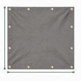 Heavy Duty Custom Vinyl Tarpaulin, Waterproof PVC Coated Outdoor Cover with Reinforced Grommets, Weatherproof Multi-Purpose Tarp for Garden, Patio, Industrial & Farming Spaces