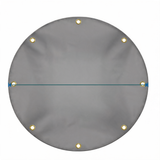 Heavy Duty Custom Vinyl Tarpaulin, Waterproof PVC Coated Outdoor Cover with Reinforced Grommets, Weatherproof Multi-Purpose Tarp for Garden, Patio, Industrial & Farming Spaces