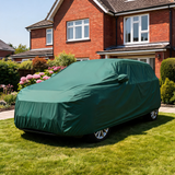 Heavy Duty Custom Vinyl Tarpaulin, Waterproof PVC Coated Outdoor Cover with Reinforced Grommets, Weatherproof Multi-Purpose Tarp for Garden, Patio, Industrial & Farming Spaces
