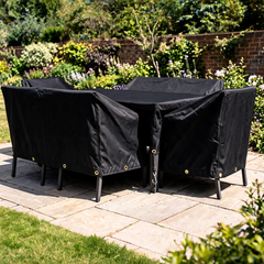 Heavy Duty Custom Vinyl Tarpaulin, Waterproof PVC Coated Outdoor Cover with Reinforced Grommets, Weatherproof Multi-Purpose Tarp for Garden, Patio, Industrial & Farming Spaces