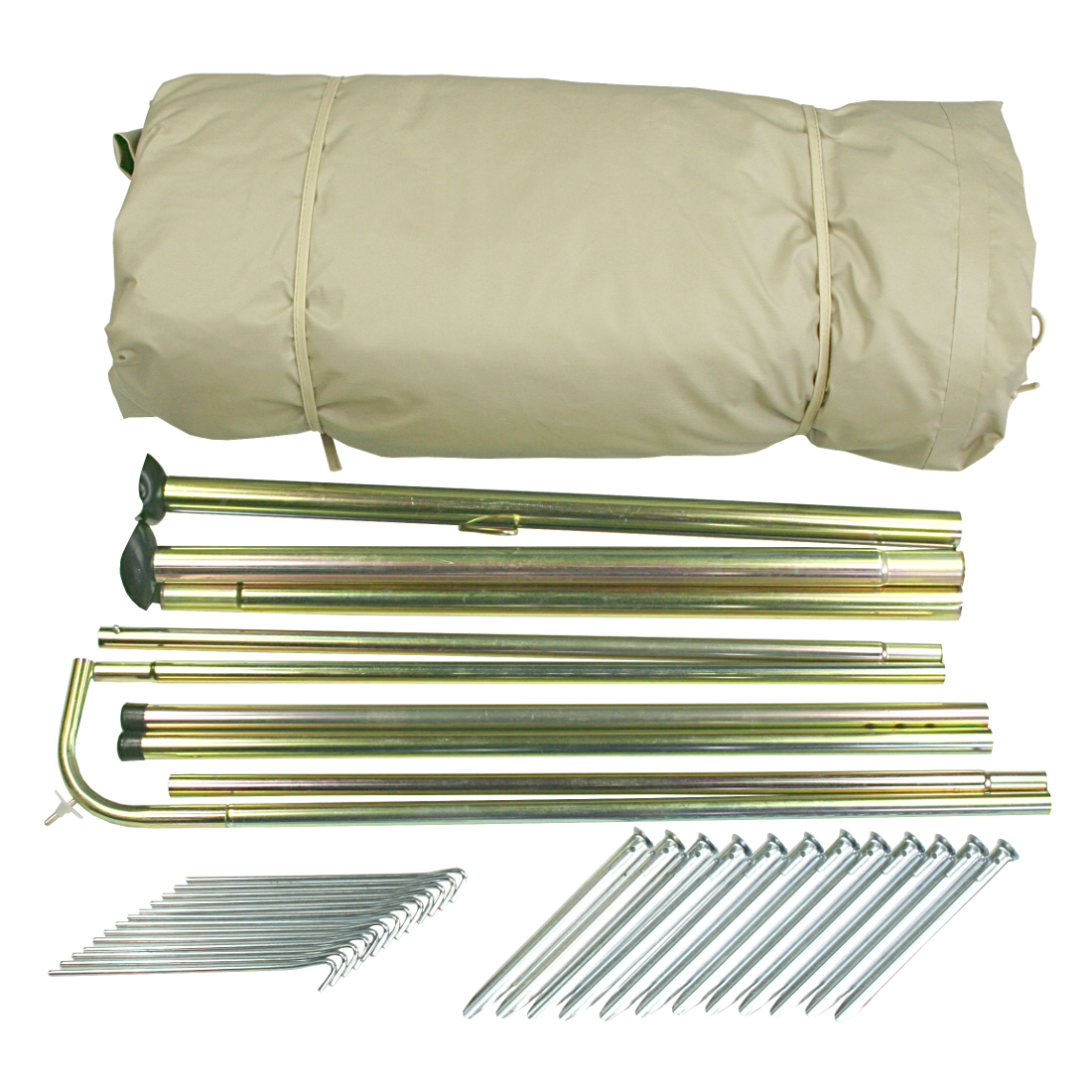 4m Metre Desert 8 - 8 Person Bell tent with Sewn-in-Groundsheet Waterproof