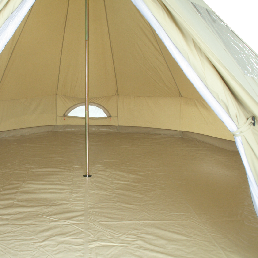 4m Metre Desert 8 - 8 Person Bell tent with Sewn-in-Groundsheet Waterproof