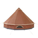 10T Mojave 400 - 4m Bell tent 8-person pyramid round with sewn in ground sheet - Bell tents
