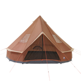 10T Mojave 400 - 4m Bell tent 8-person pyramid round with sewn in ground sheet - Bell tents