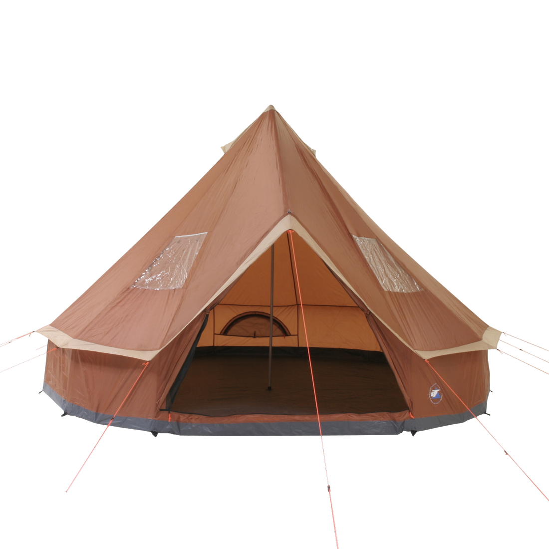 10T Mojave 400 - 4m Bell tent 8-person pyramid round with sewn in ground sheet - Bell tents