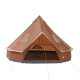 10T Mojave 400 - 4m Bell tent 8-person pyramid round with sewn in ground sheet - Bell tents