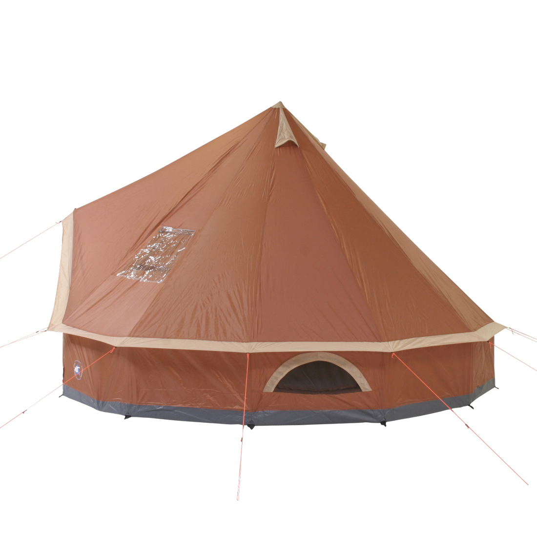 10T Mojave 400 - 4m Bell tent 8-person pyramid round with sewn in ground sheet - Bell tents
