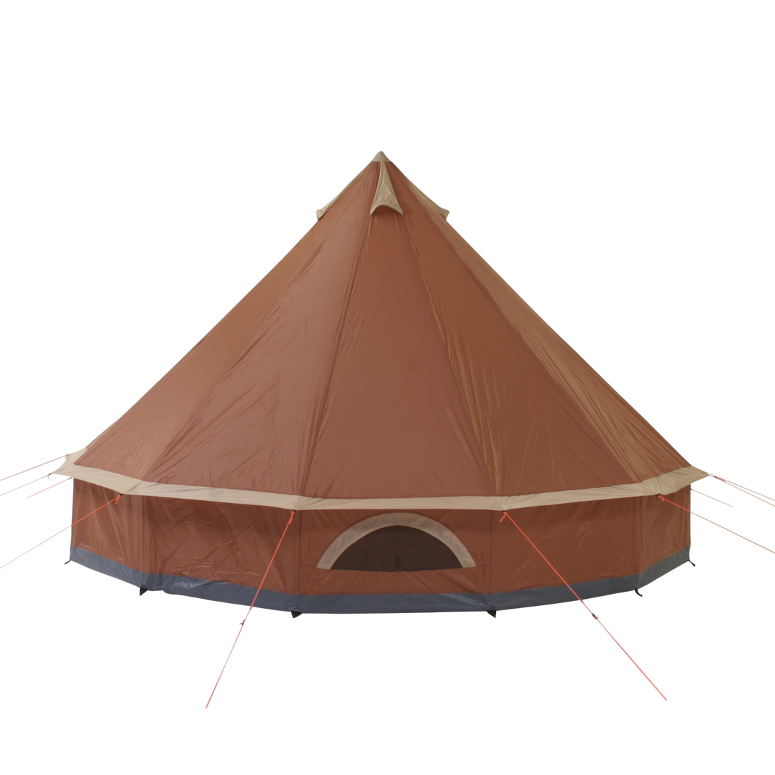10T Mojave 400 - 4m Bell tent 8-person pyramid round with sewn in ground sheet - Bell tents