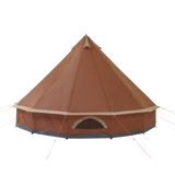 10T Mojave 400 - 4m Bell tent 8-person pyramid round with sewn in ground sheet - Bell tents