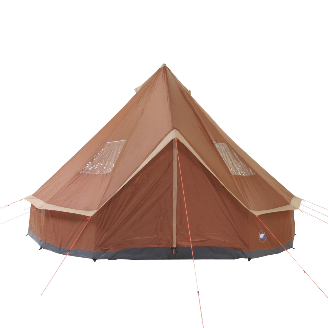 10T Mojave 400 - 4m Bell tent 8-person pyramid round with sewn in ground sheet - Bell tents