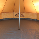 10T Mojave 400 - 4m Bell tent 8-person pyramid round with sewn in ground sheet - Bell tents