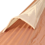 10T Mojave 400 - 4m Bell tent 8-person pyramid round with sewn in ground sheet - Bell tents