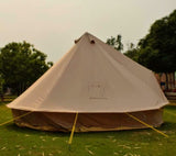 5m Metre Cotton GlampTex 500-Ultimate Bell tent Pyramid Zipped-in- Groundsheet