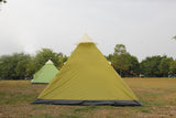 4 person tipi Apache tent, mesh door with PE floor ground sheet