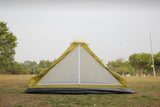 4 person tipi Apache tent, mesh door with PE floor ground sheet
