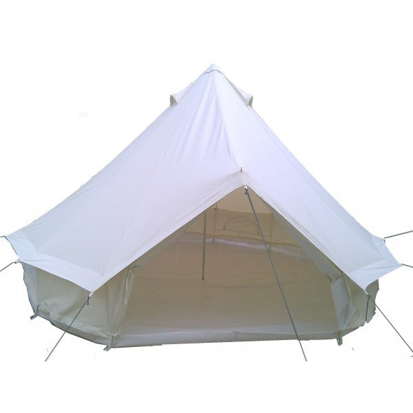 5 Metre GlampTex 500-S Bell tent with Sewn-in-Groundsheet Waterproof