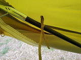4m Bell tent 8-person Olive pyramid round with zipped in ground sheet