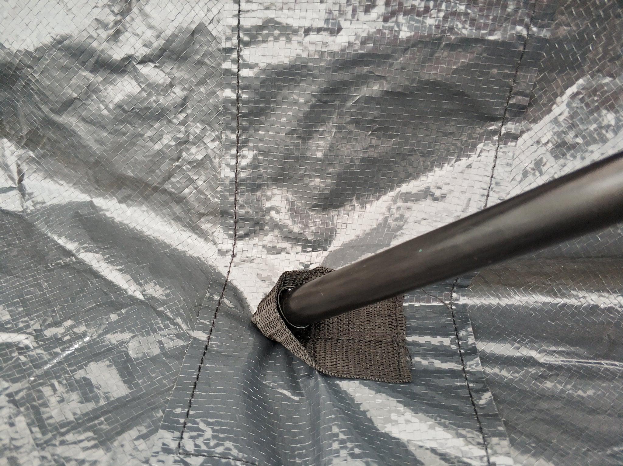 4m Bell tent 8-person Olive pyramid round with zipped in ground sheet