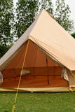 5m Bell tent 10-person pyramid round with zipped in ground sheet