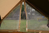 4m Metre GlampTex OC 400 - Ultimate Olive and Cream Bell tent with Zipped-in- Groundsheet Waterproof