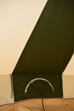 5m Metre GlampTex OC 500 - Ultimate Olive and Cream Bell tent with Zipped-in- Groundsheet Waterproof