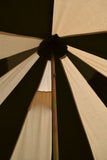 4m Metre GlampTex OC 400 - Ultimate Olive and Cream Bell tent with Zipped-in- Groundsheet Waterproof