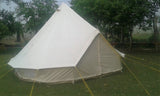 5 Metre GlampTex 500-Ultimate Bell tent with Zipped-in- Groundsheet Waterproof - Bell tents