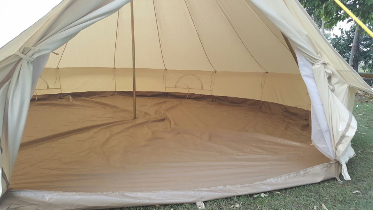 4 Metre GlampTex 400 - Standard Bell tent with Separate Groundsheet Waterproof - Bell tents