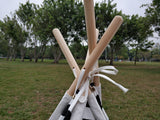 Canvas Teepee Tent for Kids Tipi Tent teepee tent, 2 Child Indian TP Wigwam, Black and White