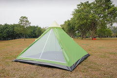 3 person tipi teepee tent, mesh door with PE floor ground sheet