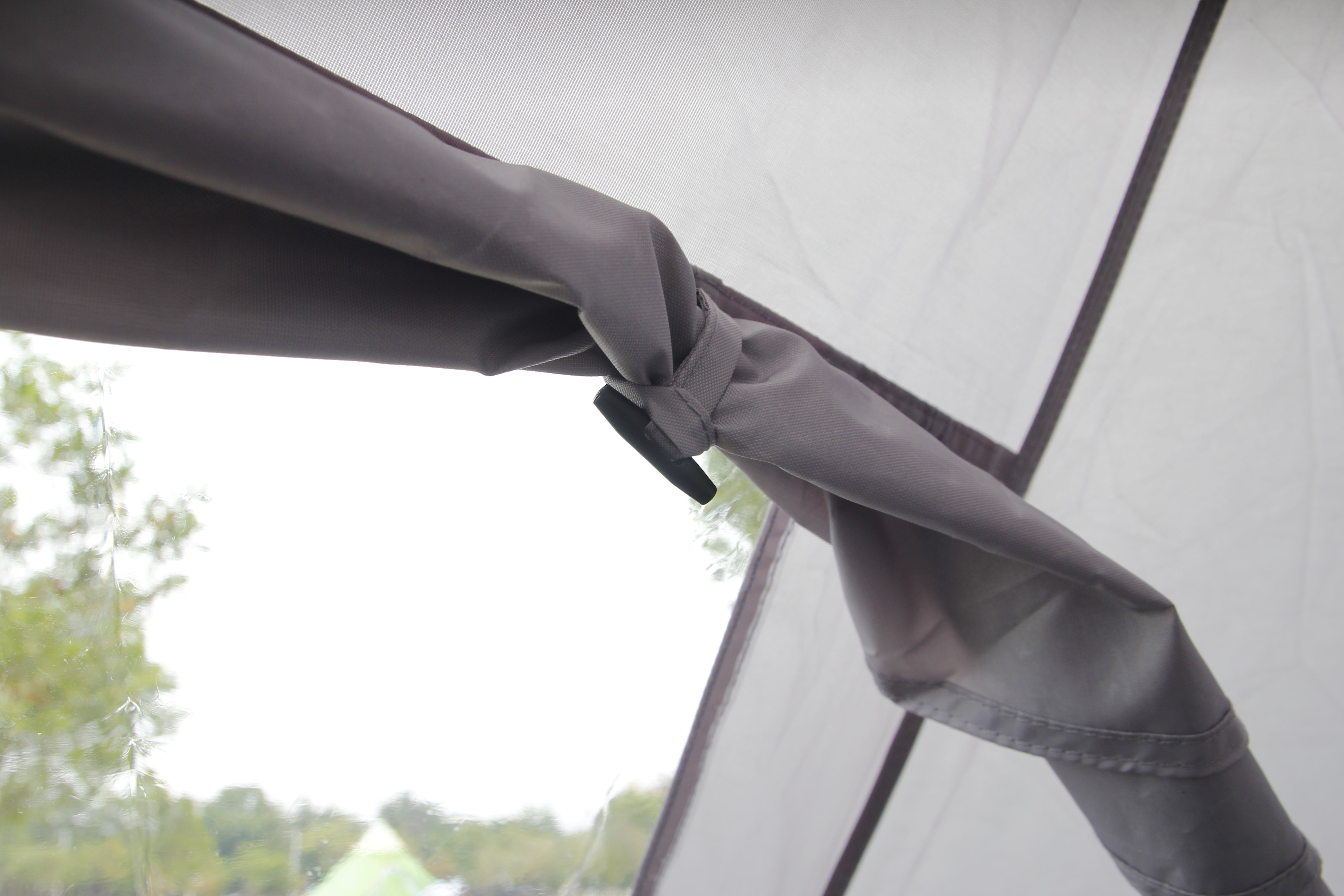 4m Bell tent 8-person pyramid round with zipped in ground sheet