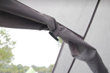 4m Bell tent 8-person pyramid round with zipped in ground sheet