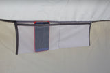 4m Bell tent 8-person pyramid round with zipped in ground sheet