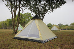 2 person tipi teepee tent, mesh door with PE floor ground sheet