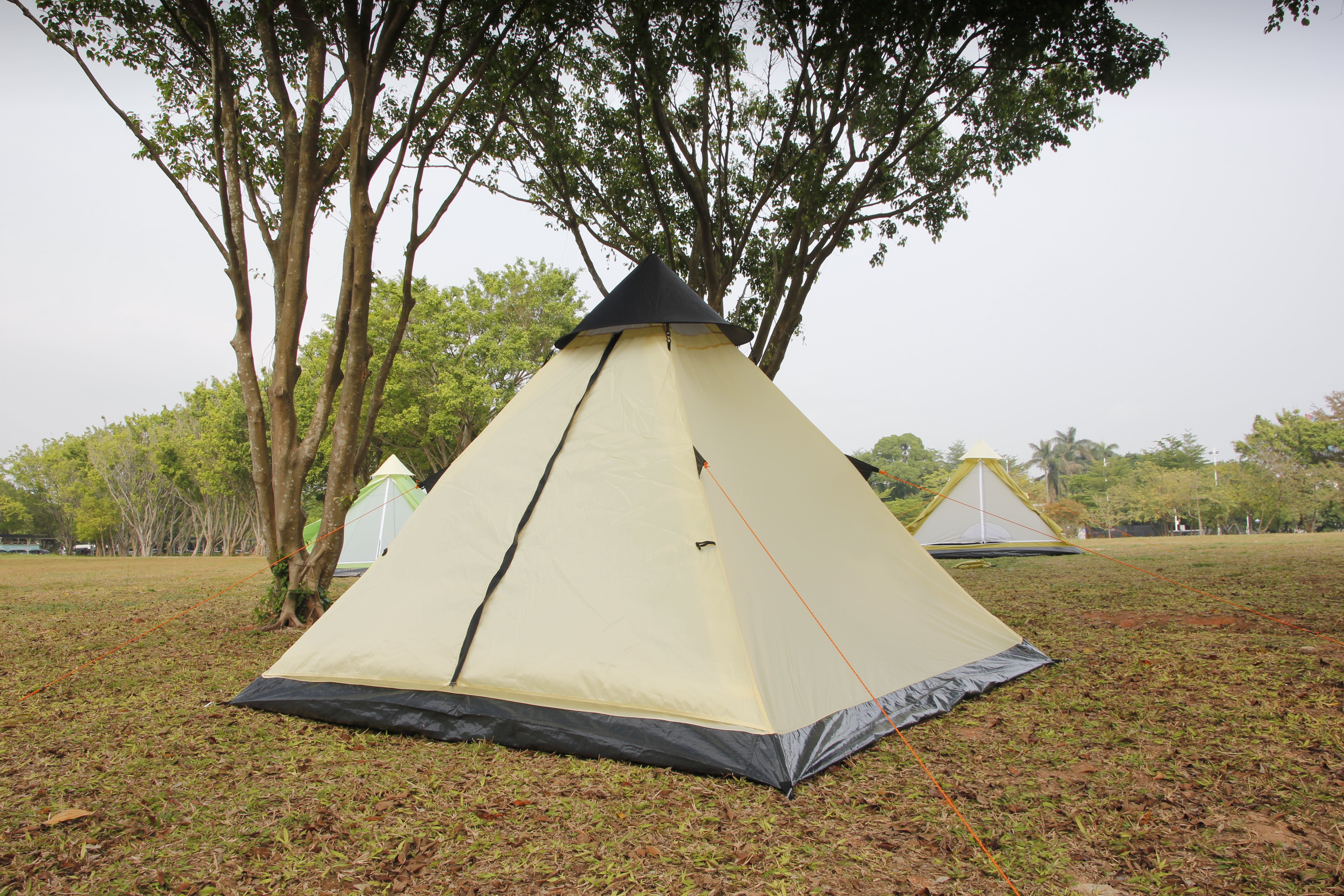 2 person tipi teepee tent, mesh door with PE floor ground sheet
