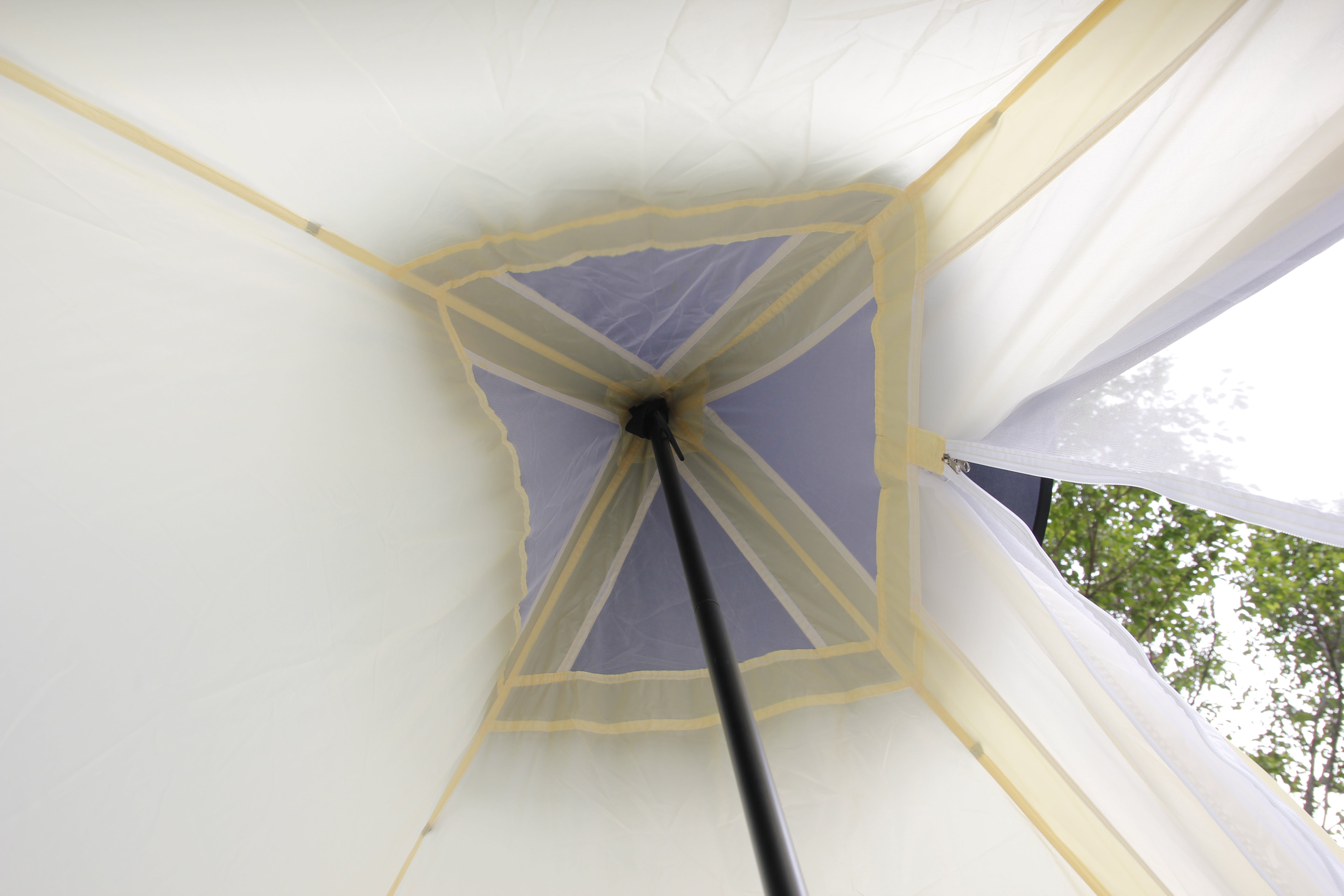 2 person tipi teepee tent, mesh door with PE floor ground sheet