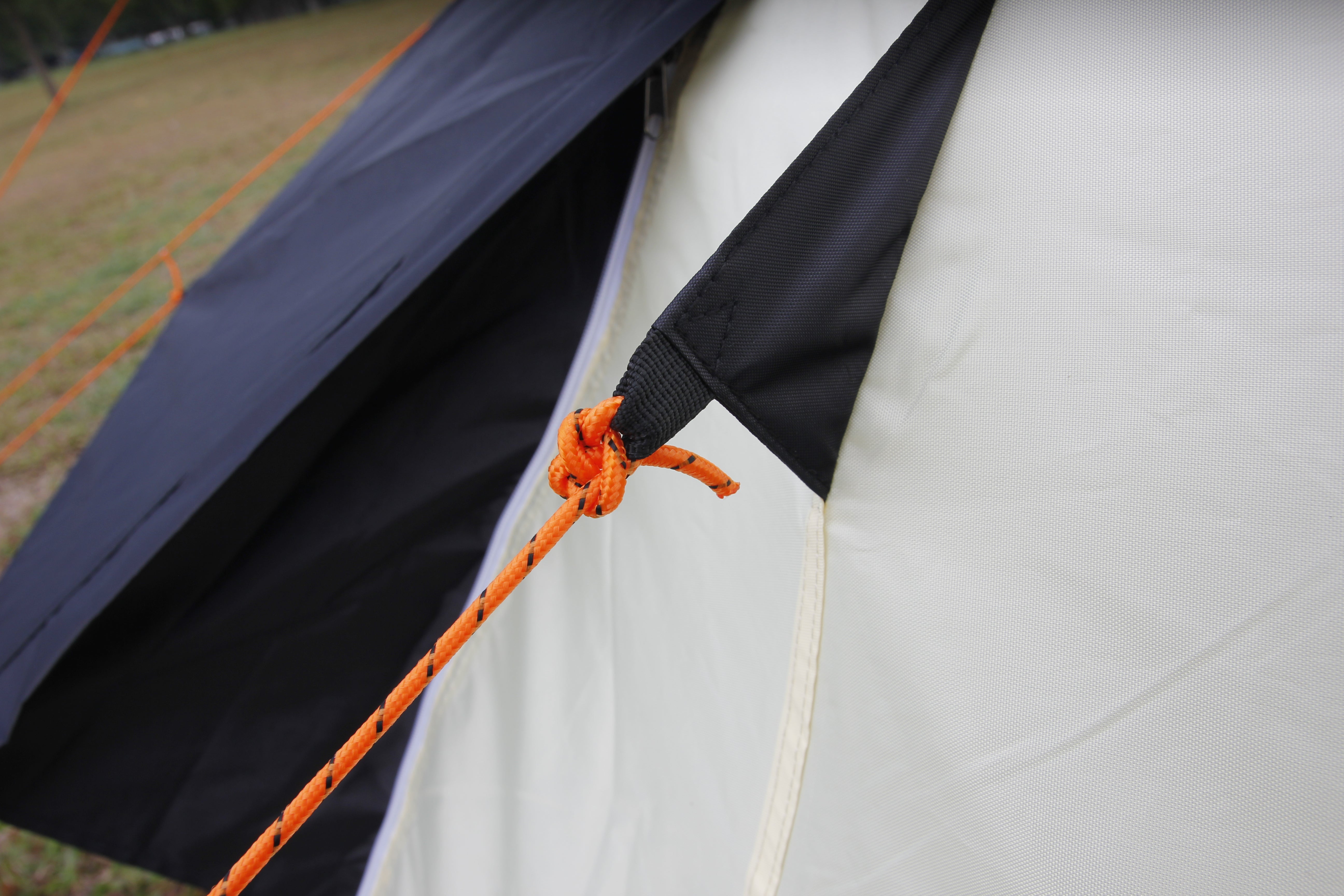 4M Glamptex 400 - 8-person teepee tent, pyramid tent, Zipped in ground sheet, canopy awning